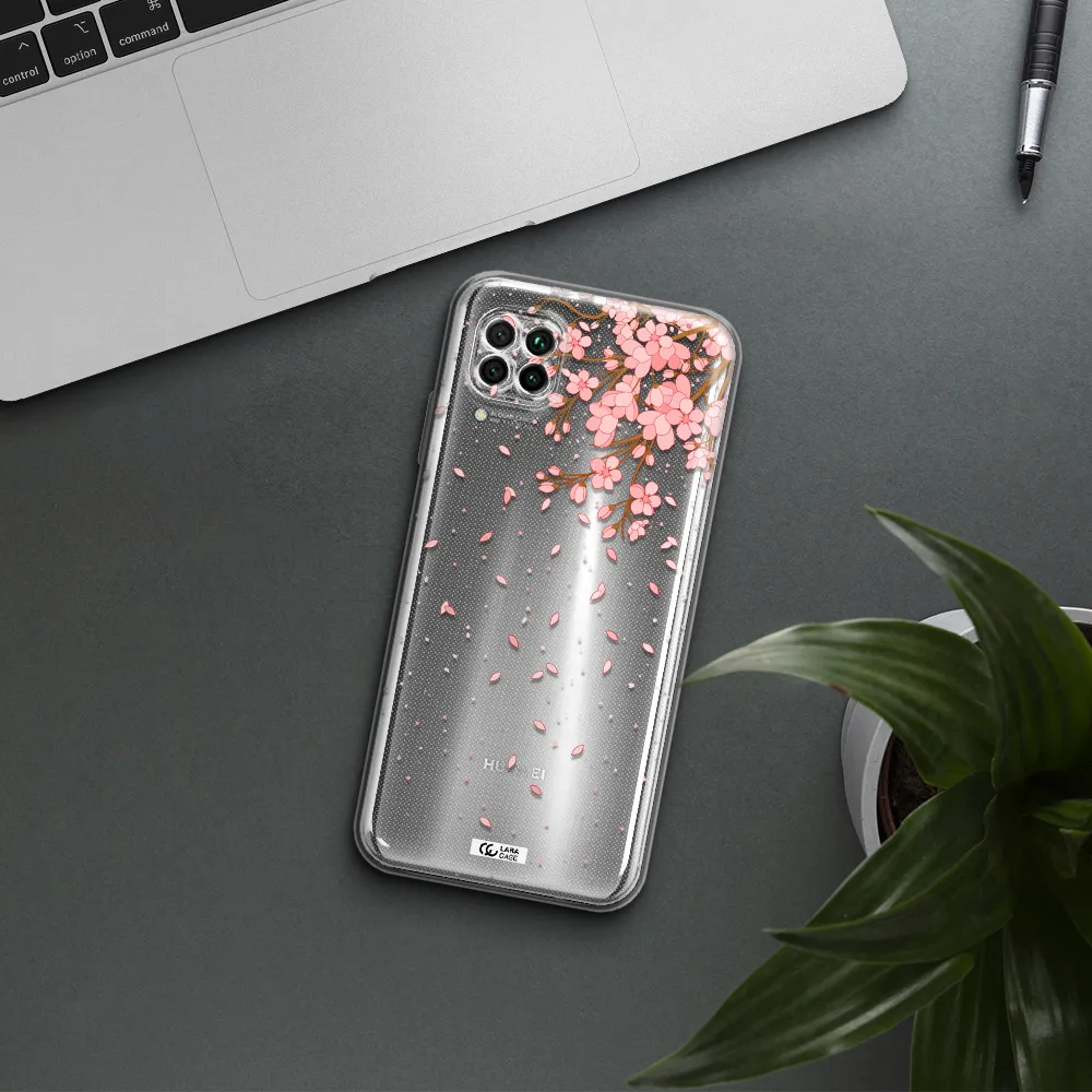 Sakura Fall Huawei Nova 7I Clear Tpu Case