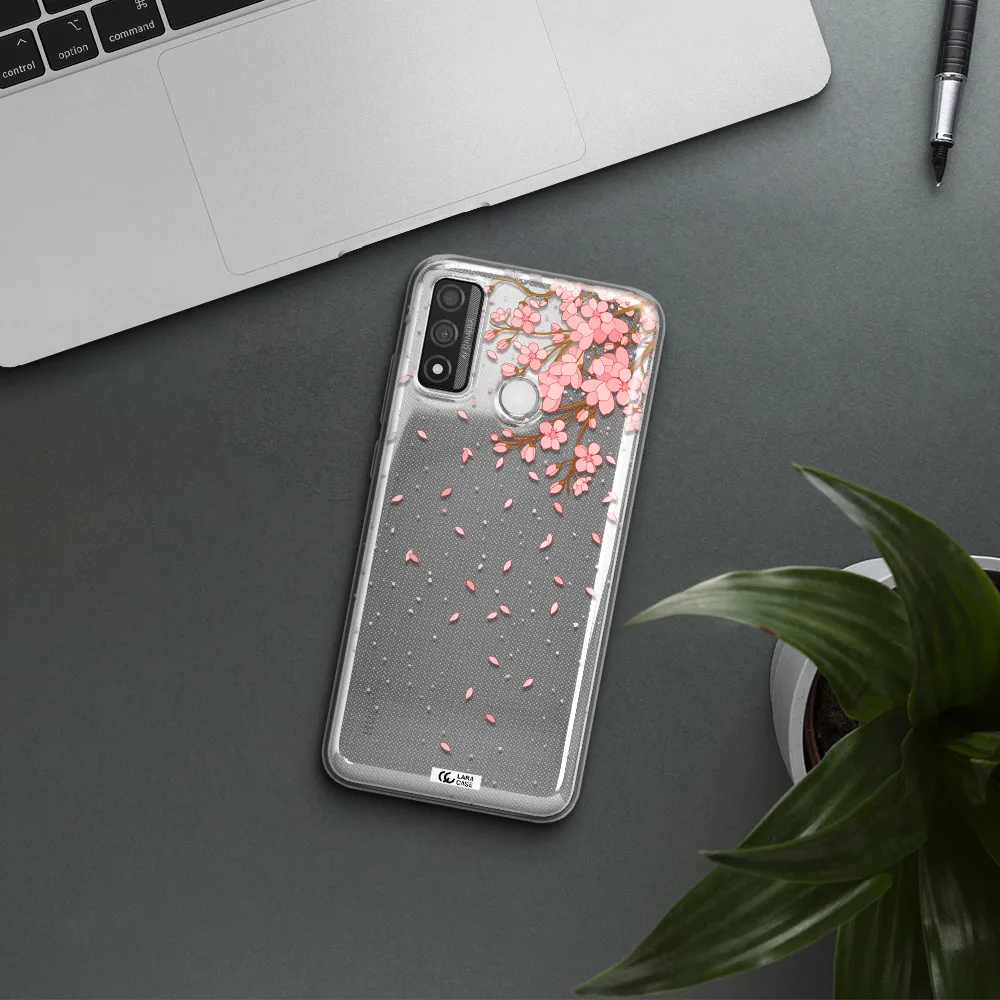 Sakura Fall Huawei P Smart 2020 Clear TPU Case