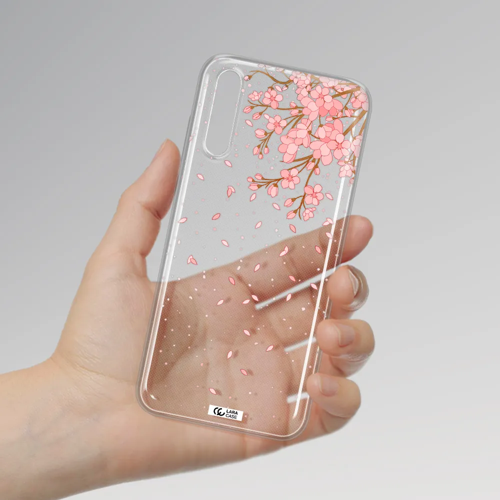 Sakura Fall Huawei P Smart S Clear TPU Case