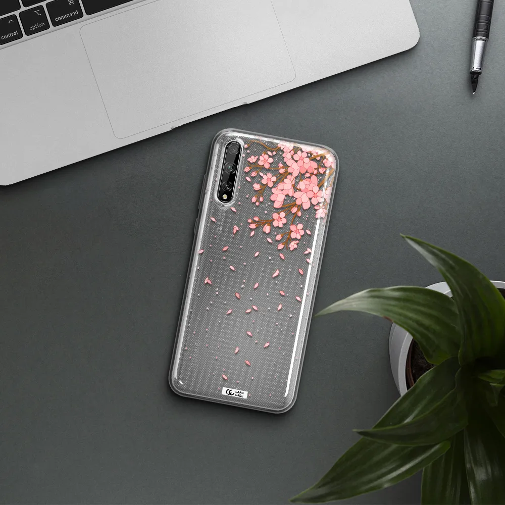 Sakura Fall Huawei P Smart S Clear TPU Case