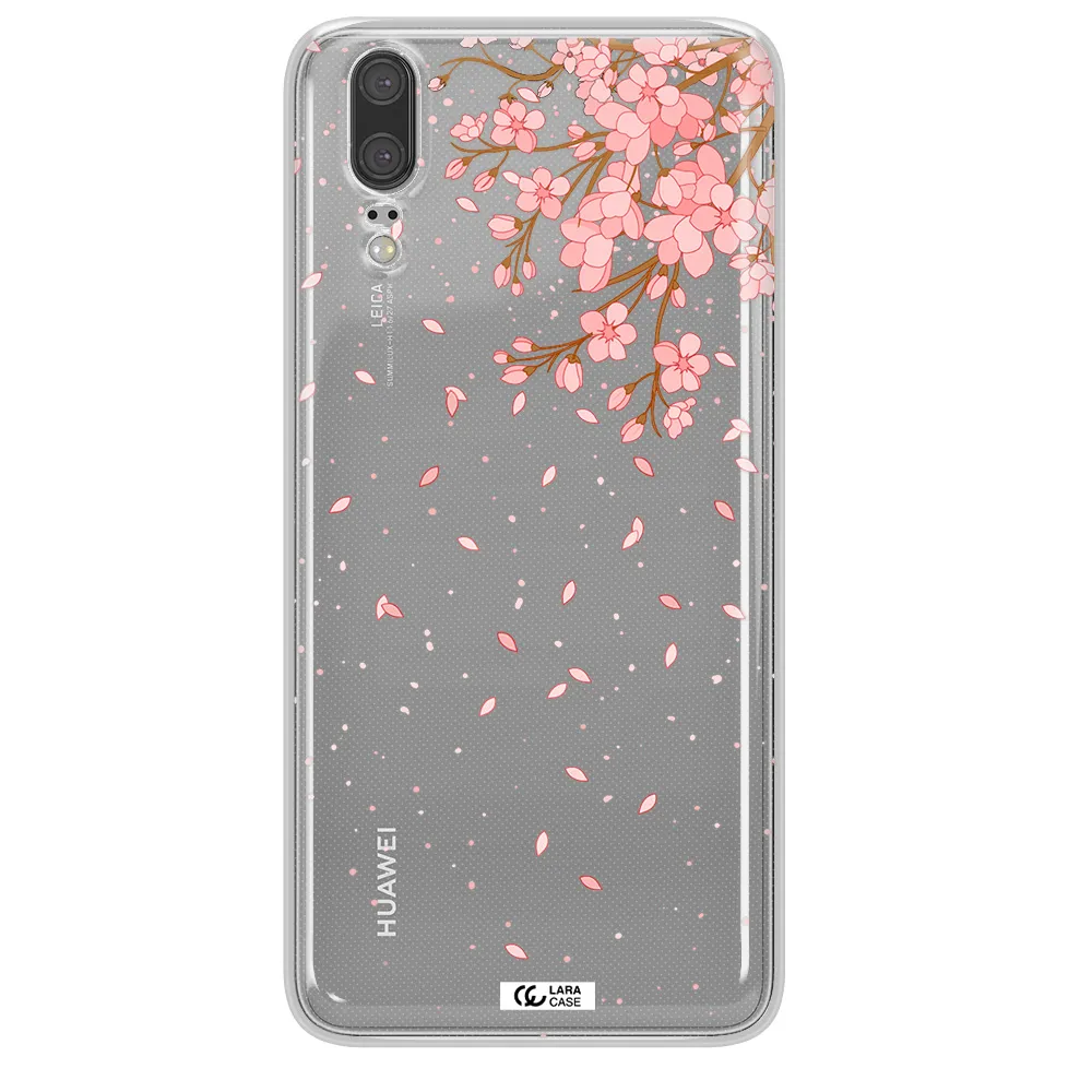 Sakura Fall Huawei P20 Clear TPU Case