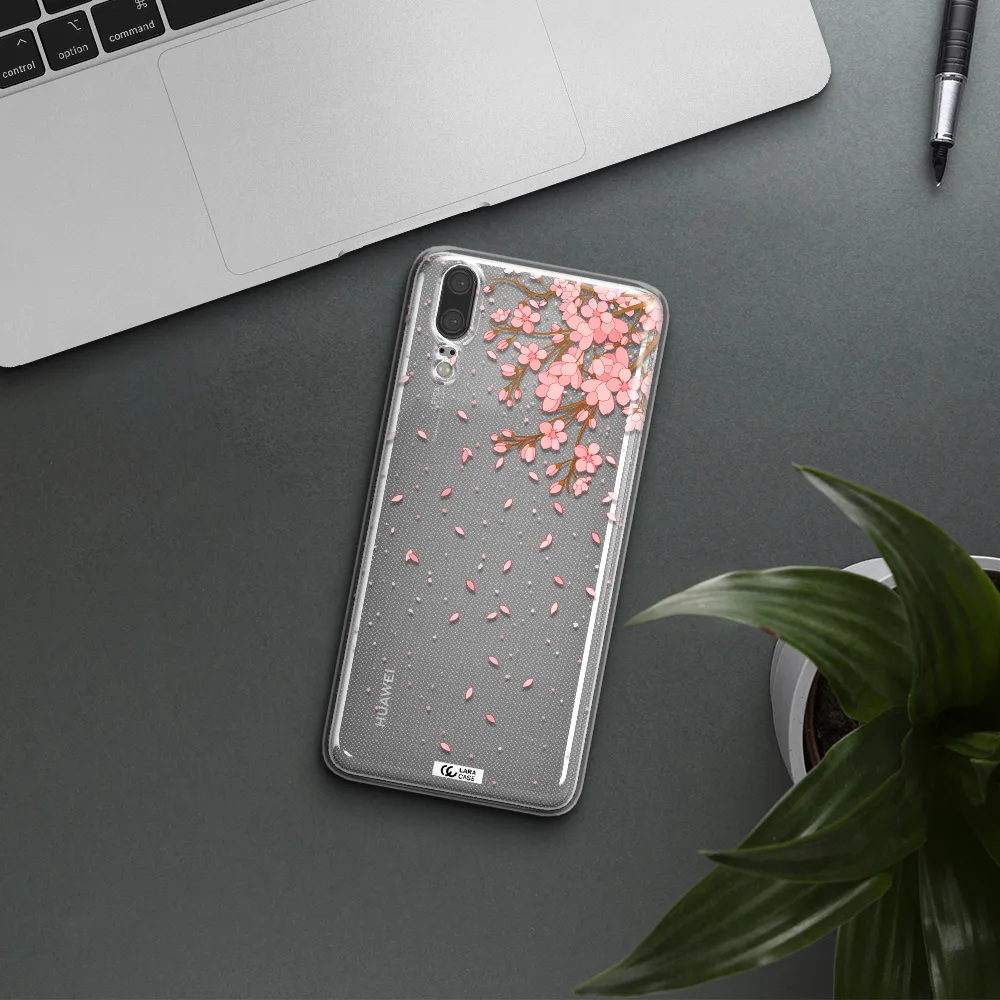 Sakura Fall Huawei P20 Clear TPU Case