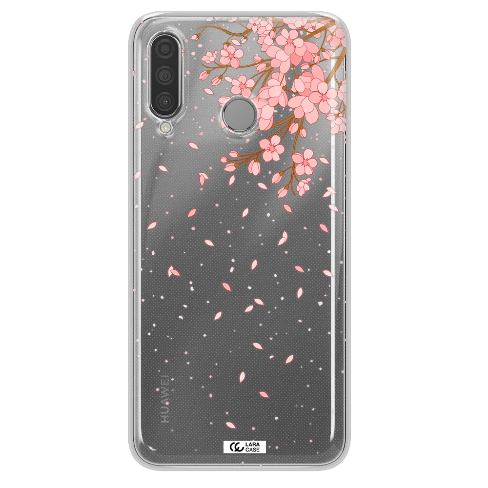 Sakura Fall Huawei P30 Lite Clear TPU Case