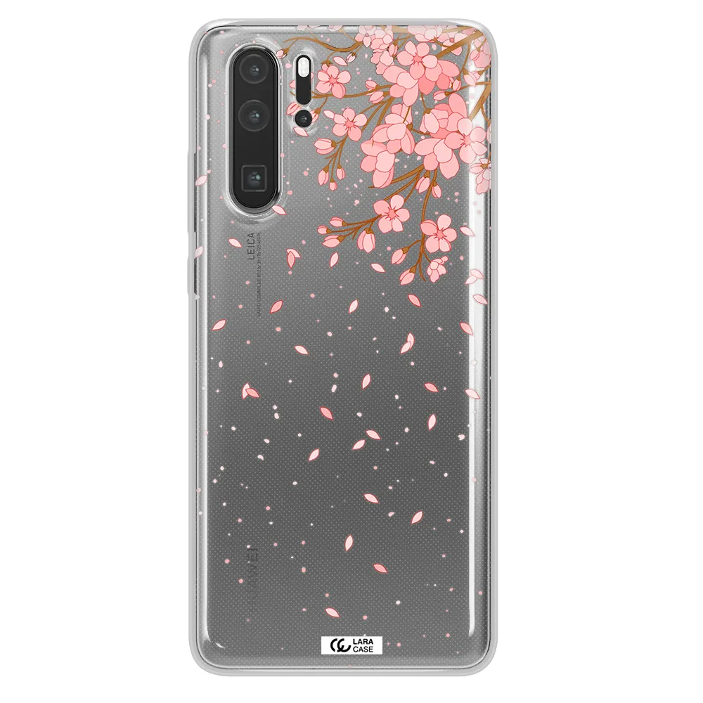 Sakura Fall Huawei P30 Pro Clear TPU Case