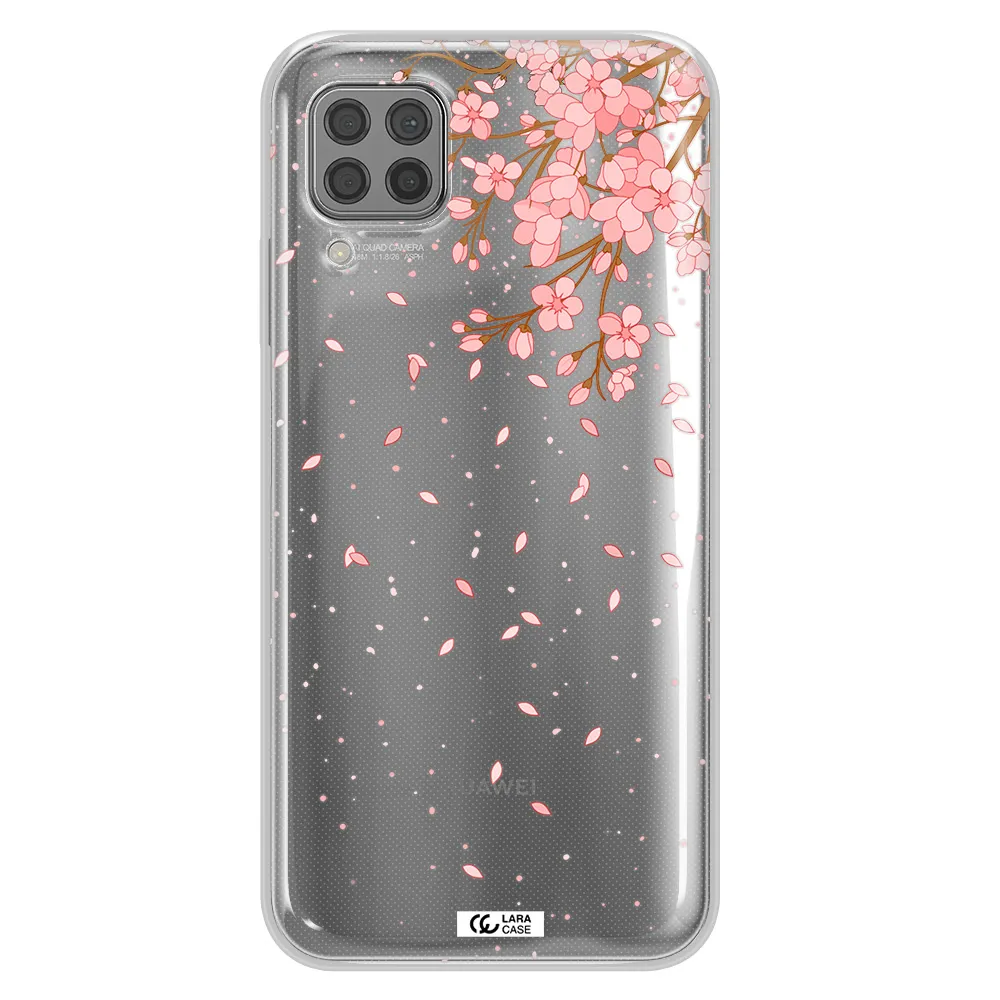 Sakura Fall Huawei P40 Lite Clear TPU Case