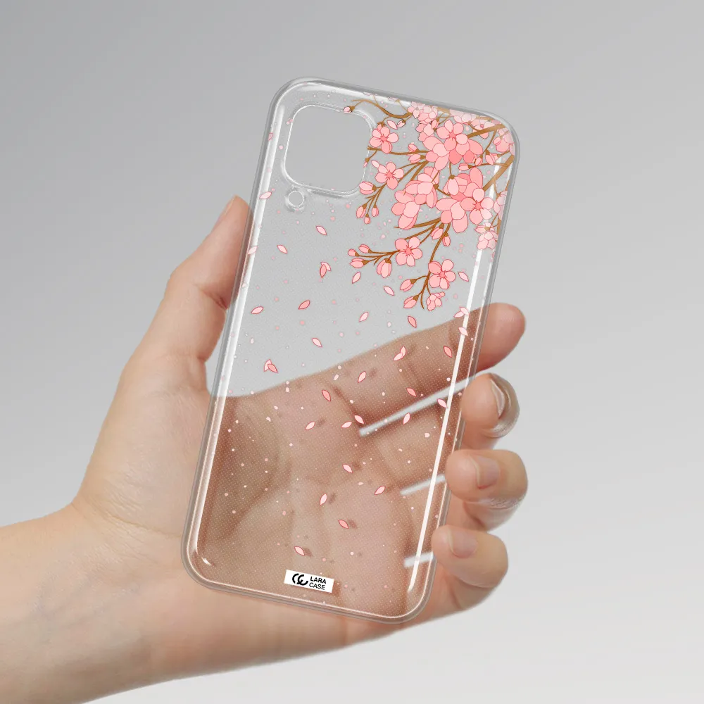 Sakura Fall Huawei P40 Lite Clear TPU Case