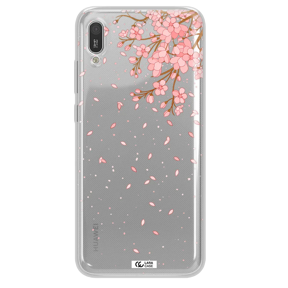 Sakura Fall Huawei Y6 Pro 2019 Clear TPU Case