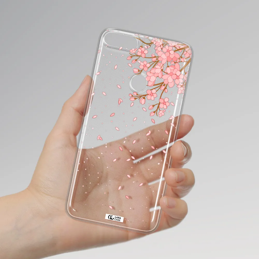 Sakura Fall Huawei Y7 Prime 2018 Clear TPU Case