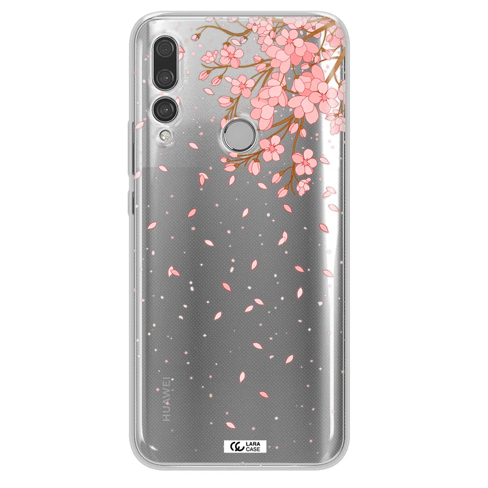 Sakura Fall Huawei Y9 Prime 2019 Clear TPU Case