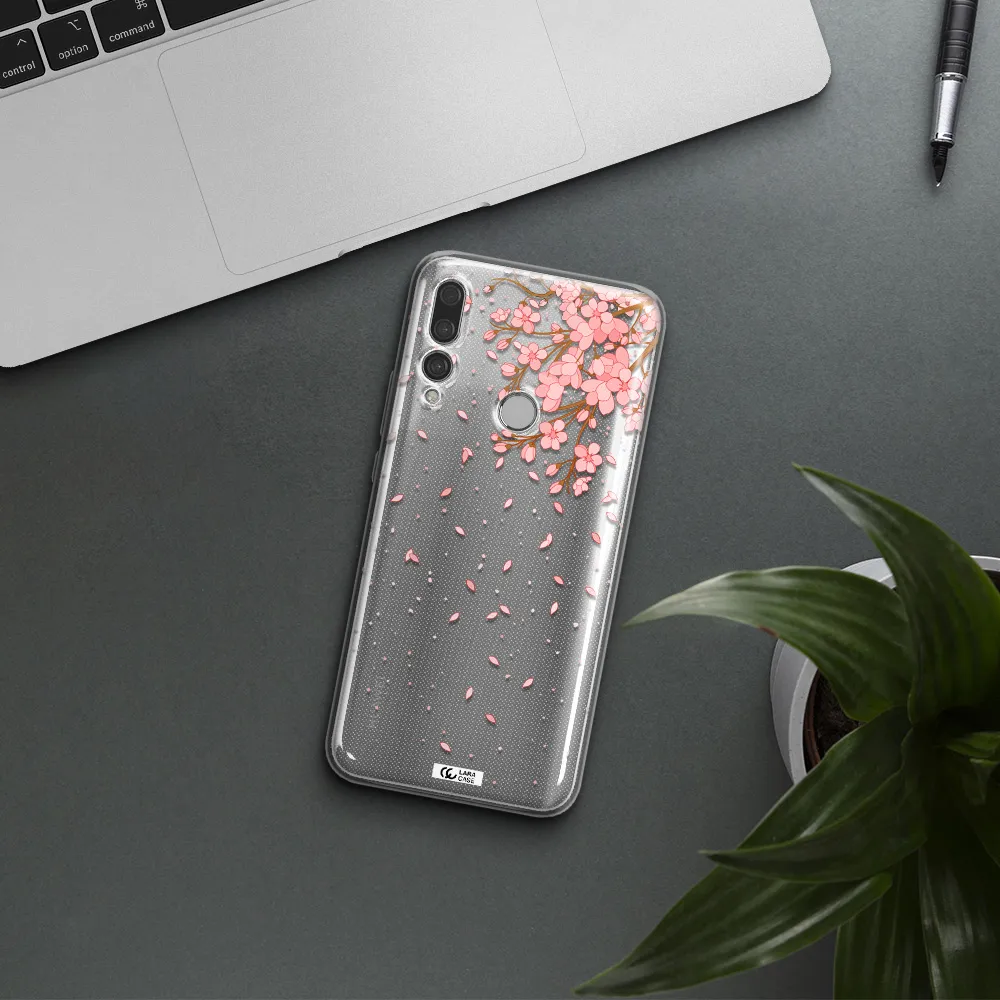 Sakura Fall Huawei Y9 Prime 2019 Clear TPU Case