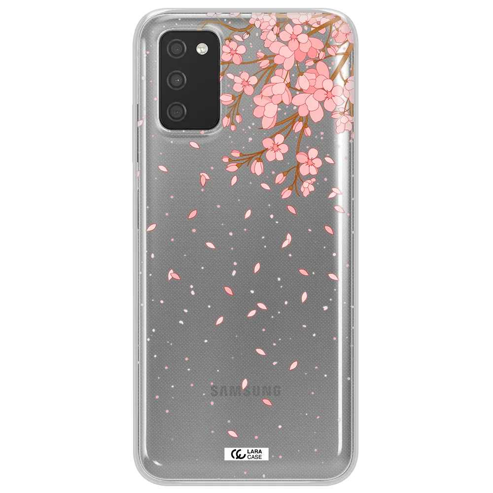 Sakura Fall Samsung A03S Clear TPU Case