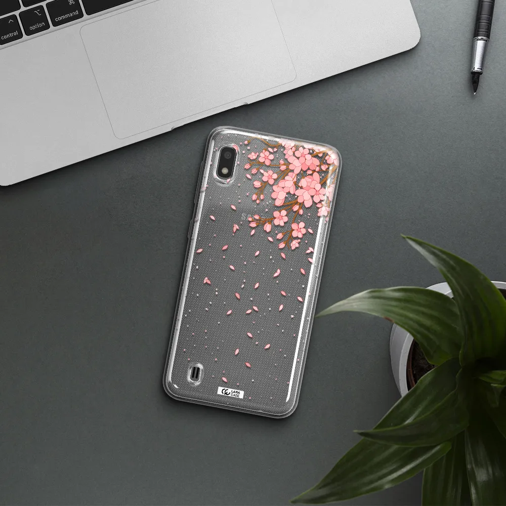 Sakura Fall Samsung A10 Clear TPU Case