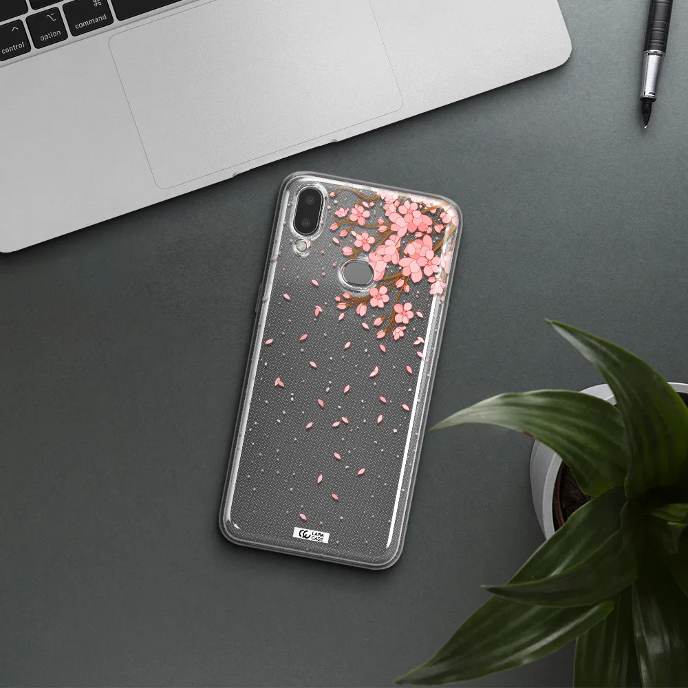 Sakura Fall Samsung A10S Clear TPU Case