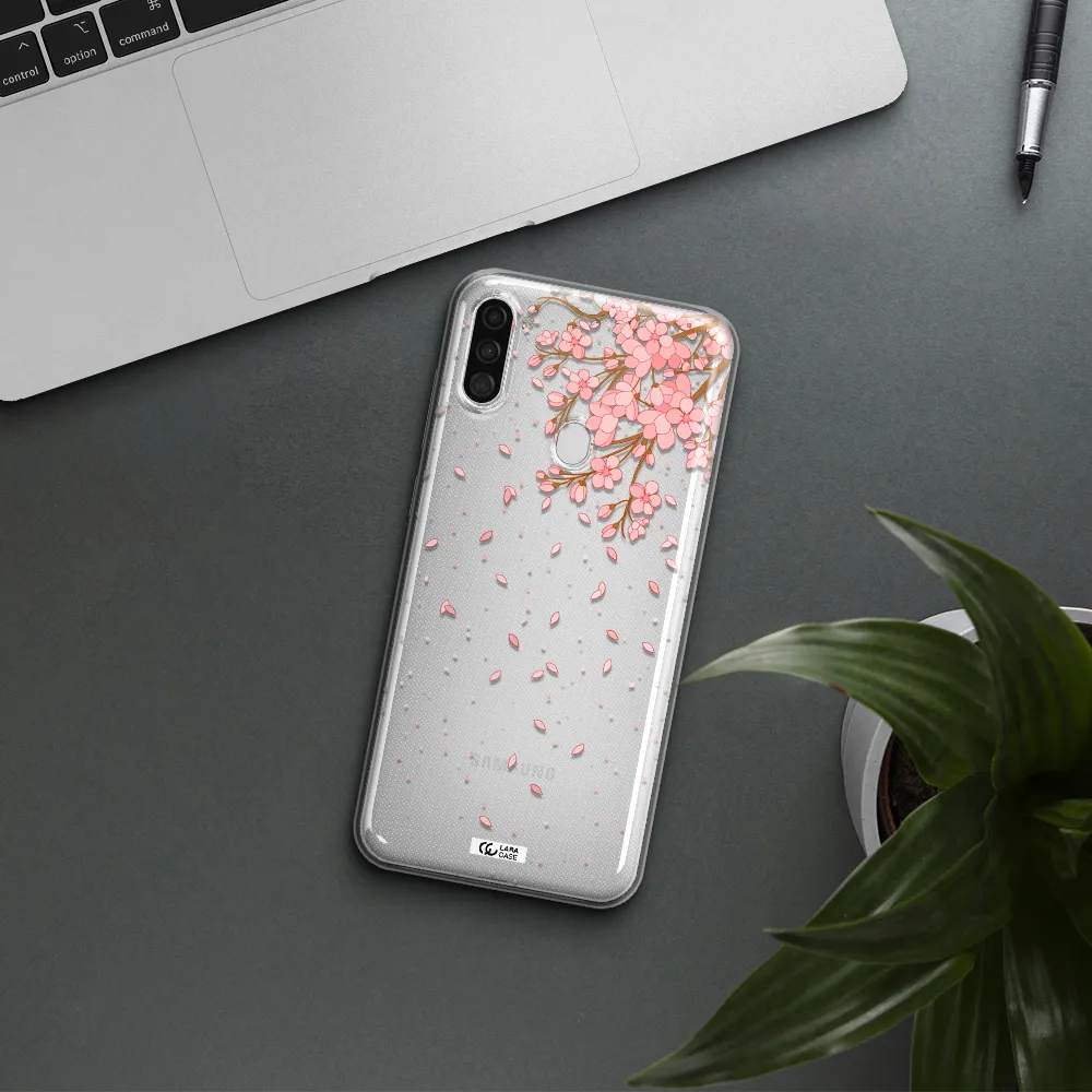 Sakura Fall Samsung A11 Clear TPU Case