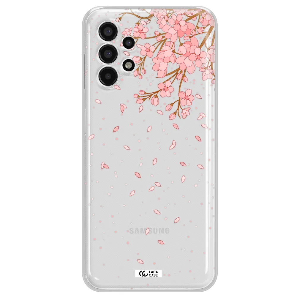Sakura Fall Samsung A13 4g Clear TPU Case