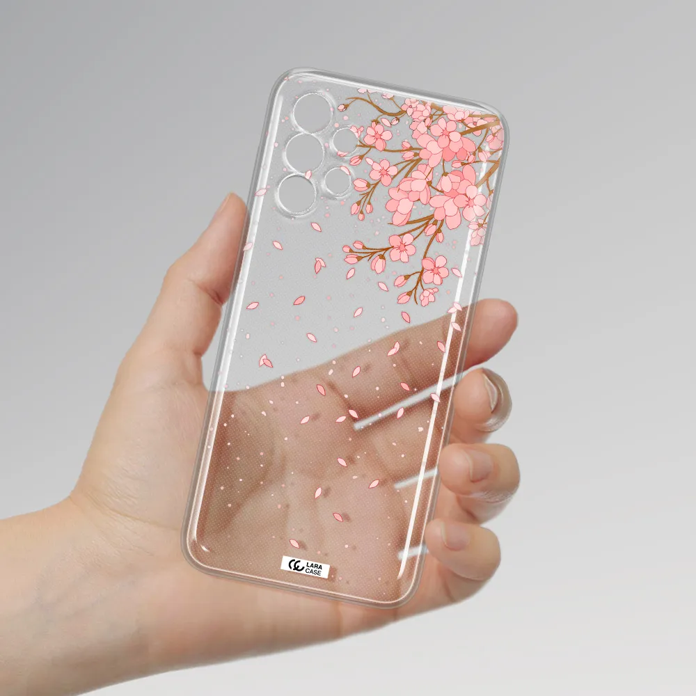 Sakura Fall Samsung A13 Clear TPU Case