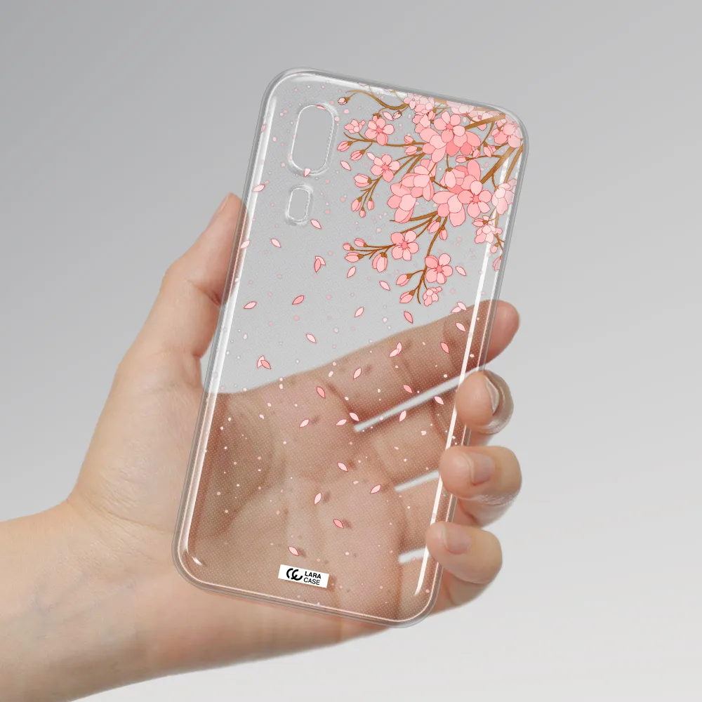 Sakura Fall Samsung A2 Core Clear TPU Case