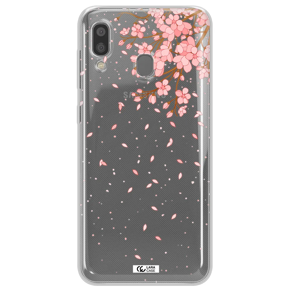 Sakura Fall Samsung A20 Clear TPU Case