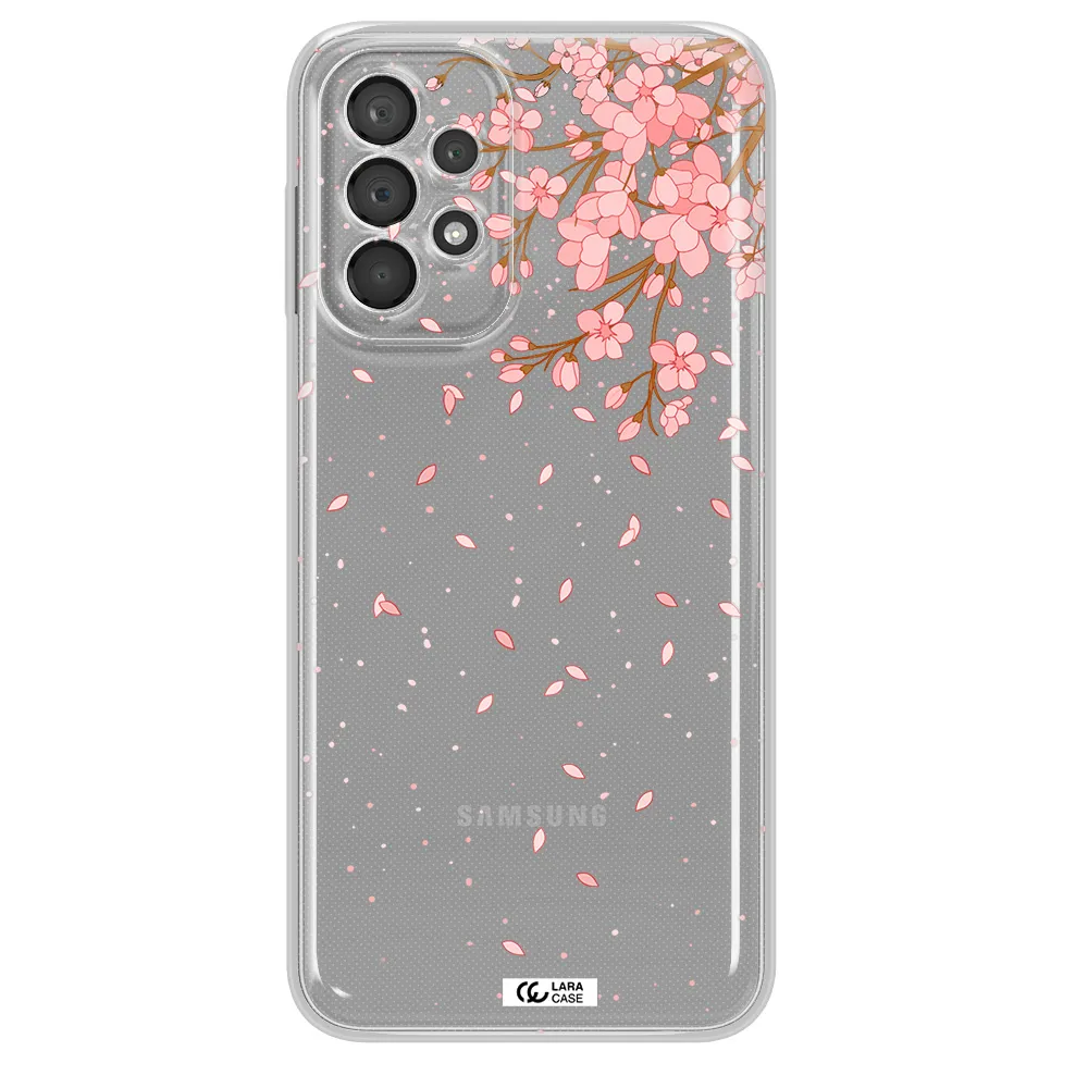 Sakura Fall Samsung A23 5G Clear Tpu Case