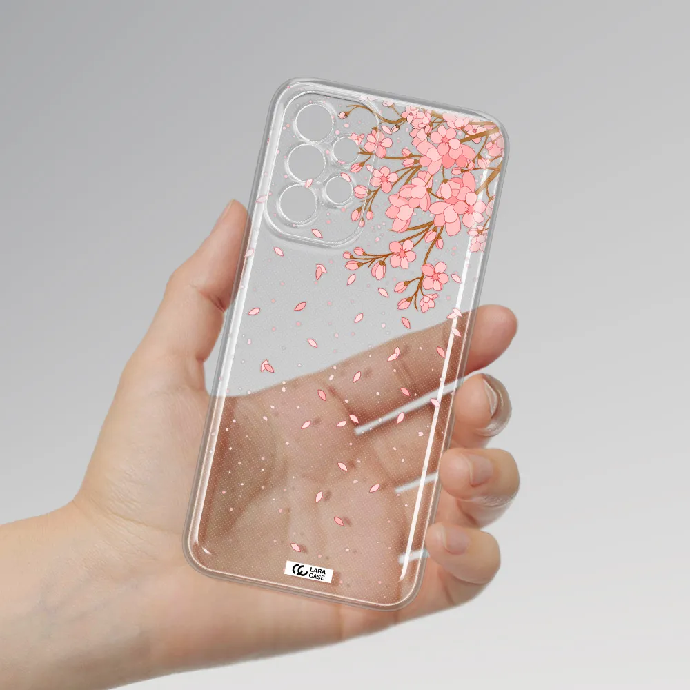 Sakura Fall Samsung A23 5G Clear Tpu Case