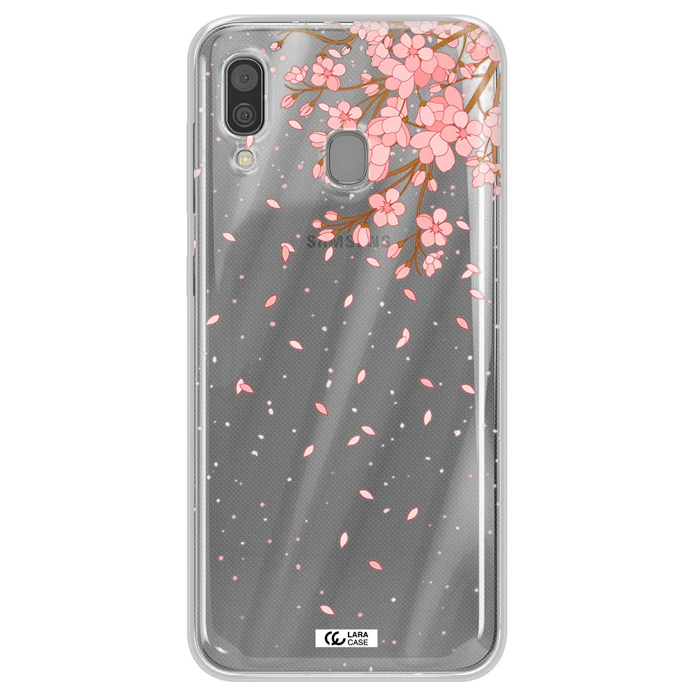 Sakura Fall Samsung A30 Clear TPU Case
