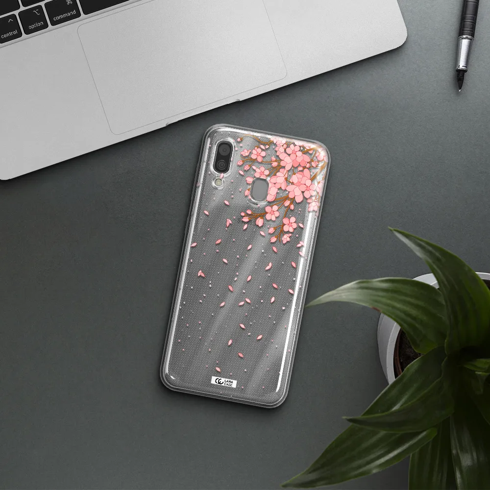Sakura Fall Samsung A30 Clear TPU Case