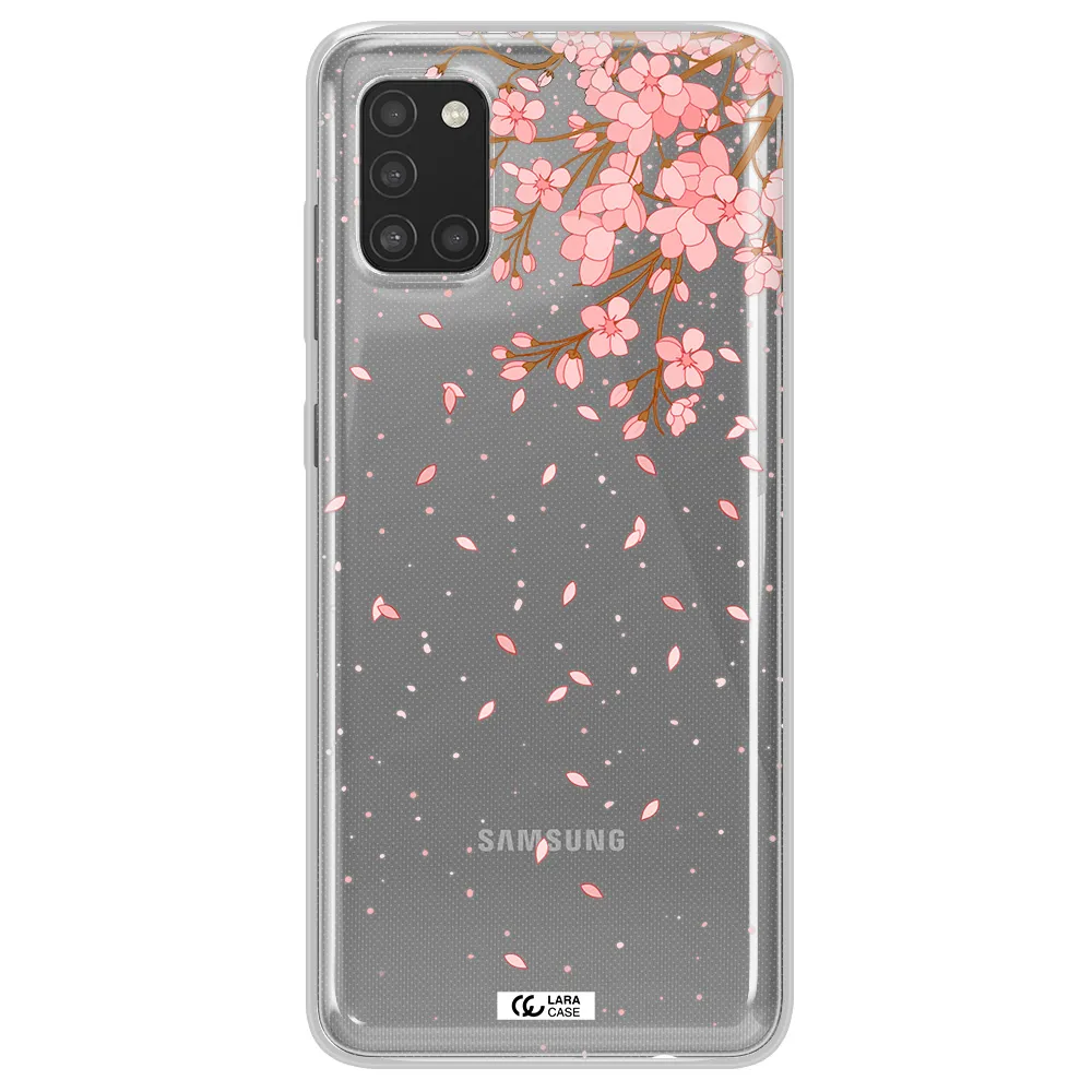 Sakura Fall Samsung A31 Clear TPU Case