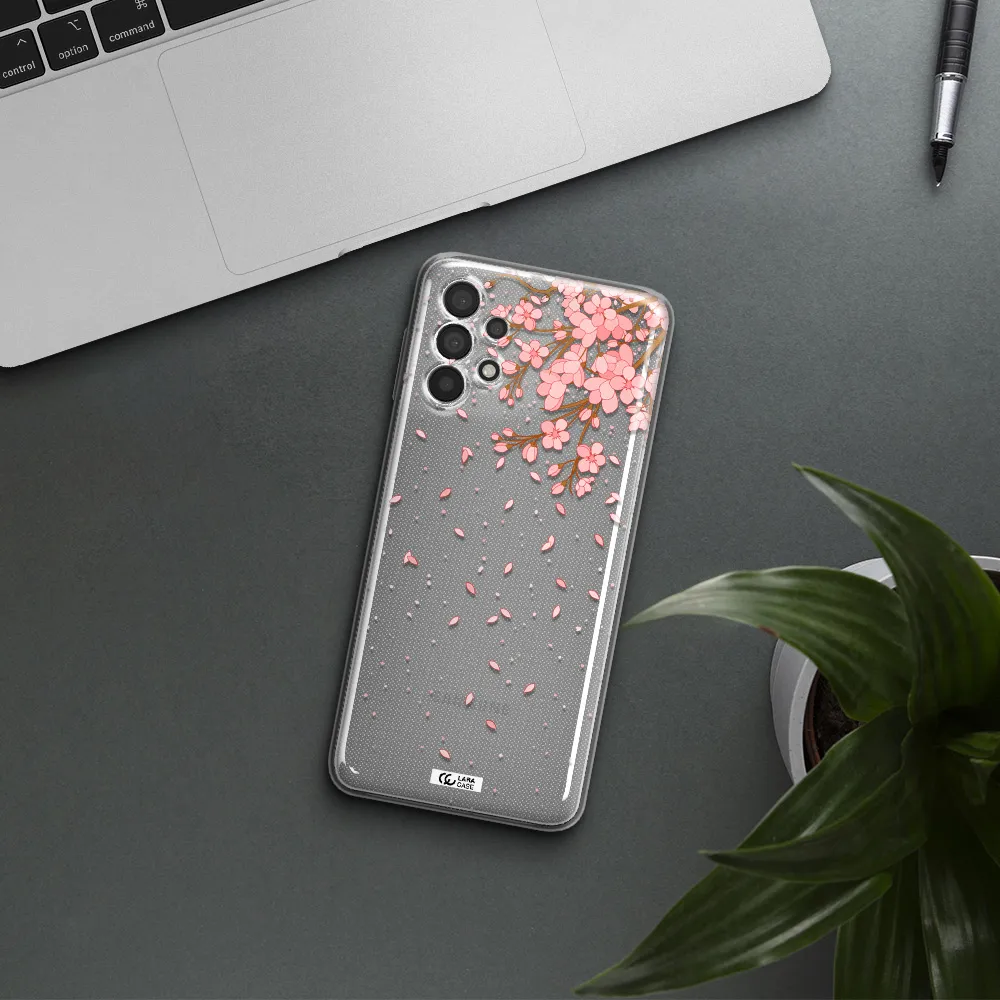 Sakura Fall Samsung A32 Clear TPU Case