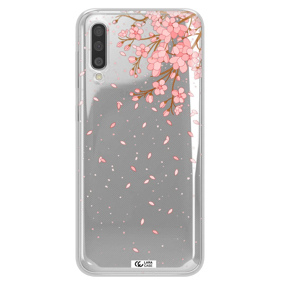 Sakura Fall Samsung A50 Clear TPU Case