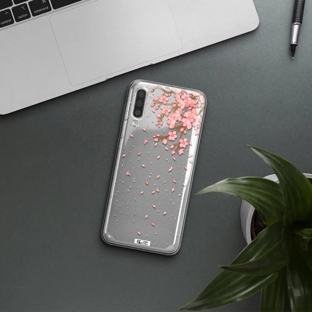 Sakura Fall Samsung A50 Clear TPU Case