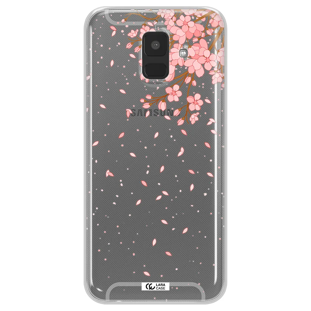 Sakura Fall Samsung A6 Clear TPU Case