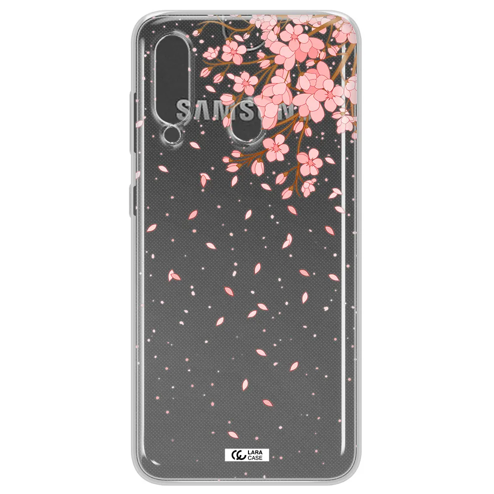 Sakura Fall Samsung A60 Clear TPU Case