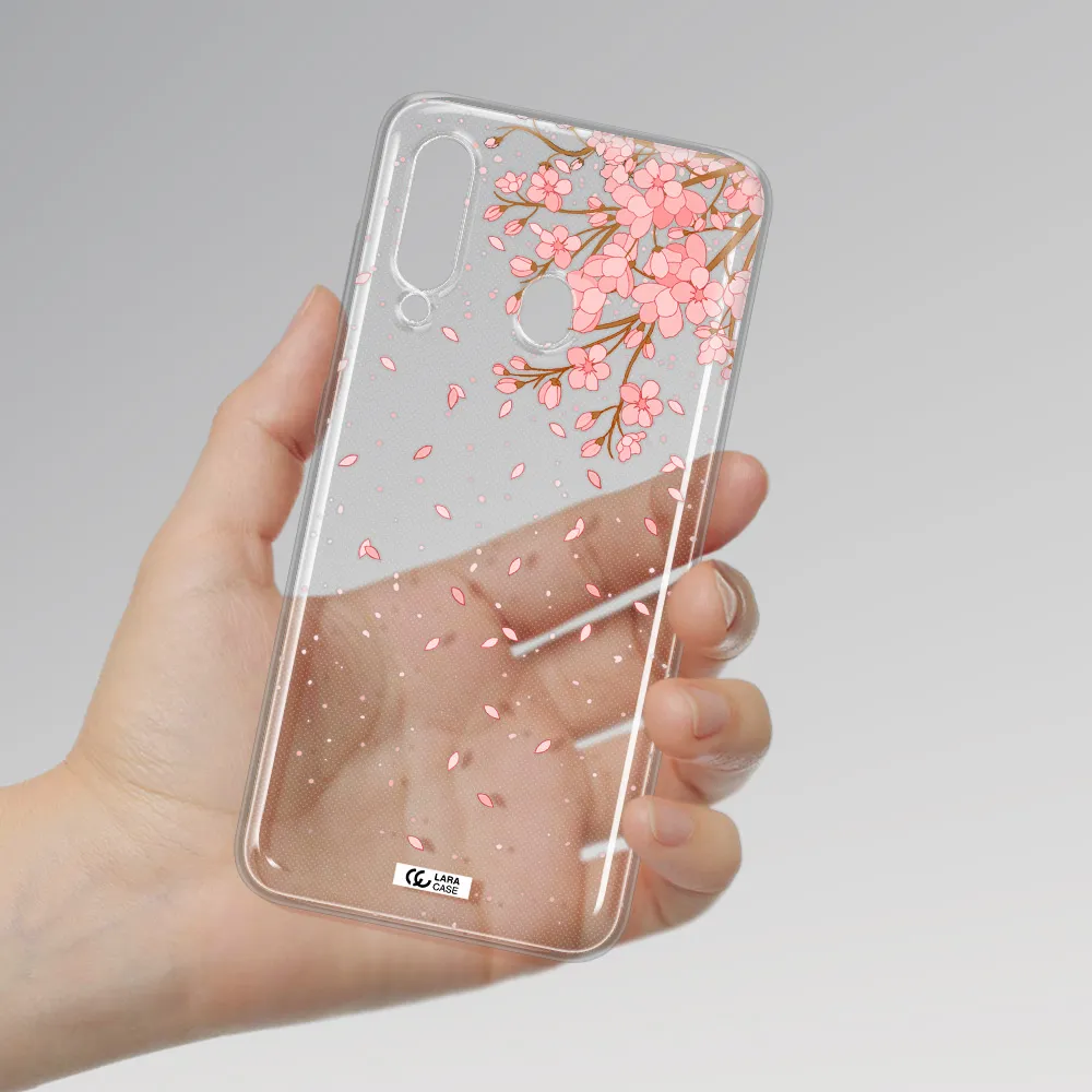 Sakura Fall Samsung A60 Clear TPU Case