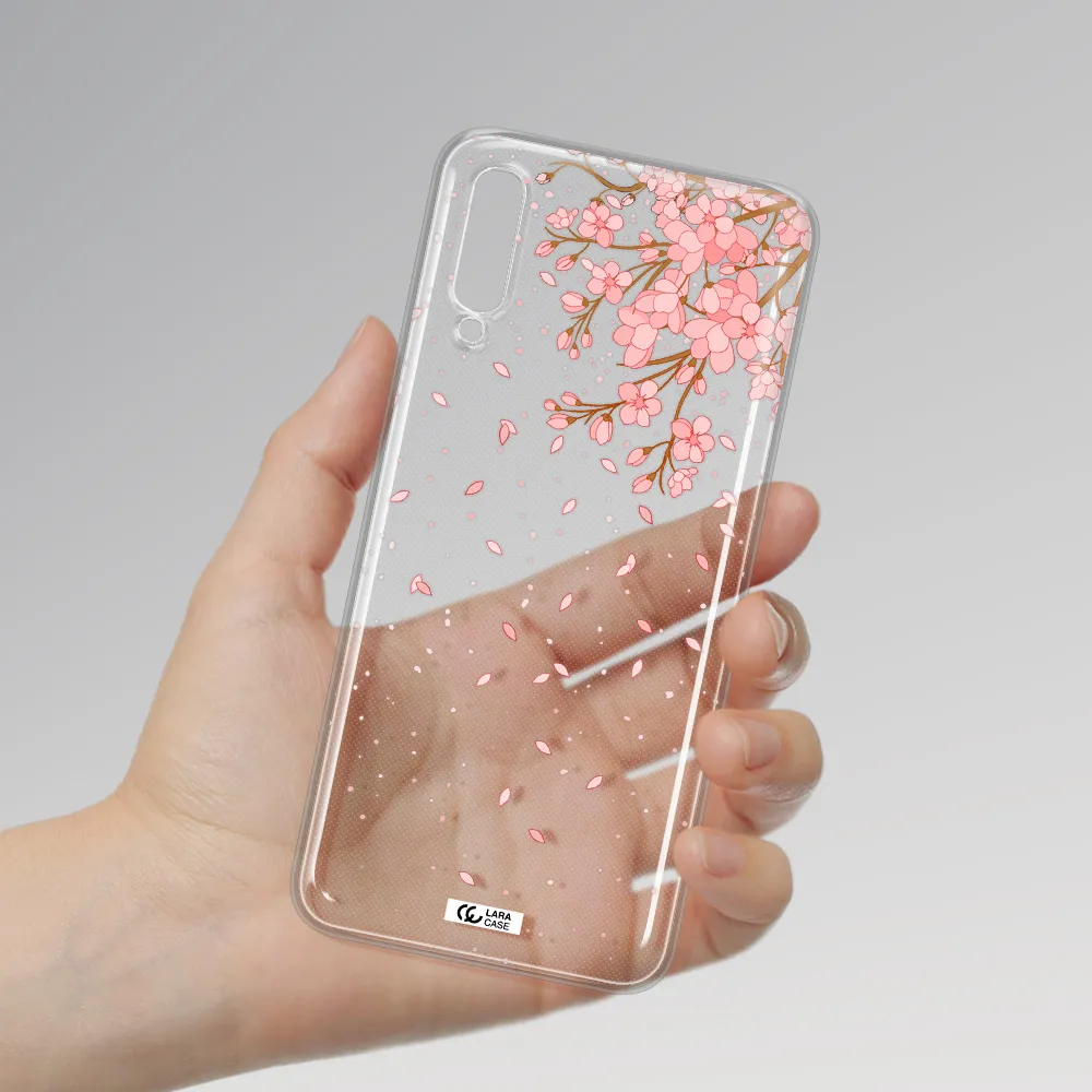 Sakura Fall Samsung A70 Clear TPU Case