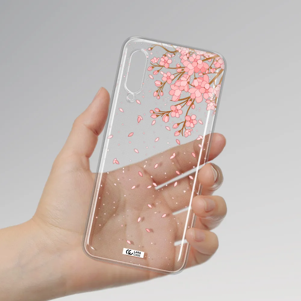 Sakura Fall Samsung A90 Clear TPU Case