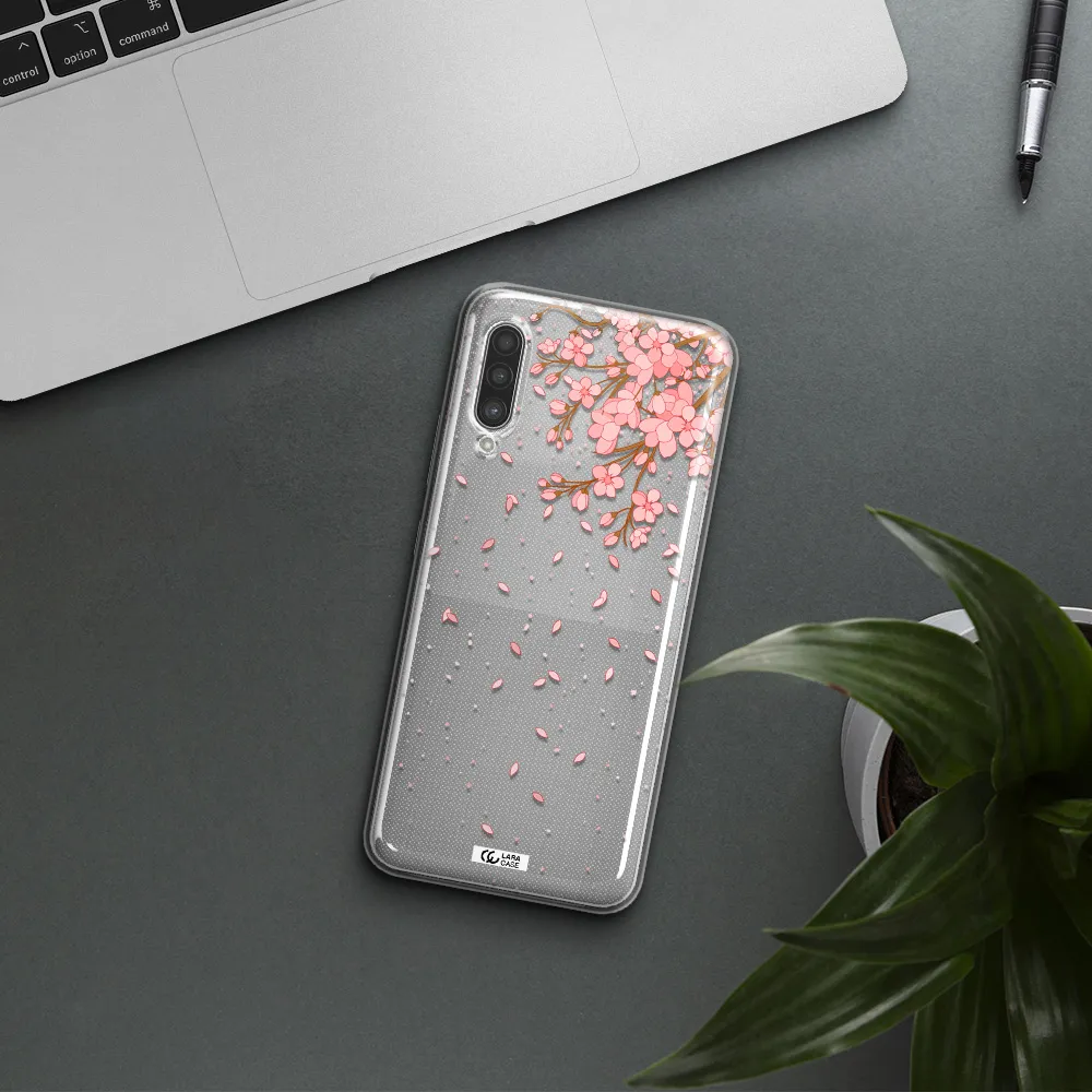 Sakura Fall Samsung A90 Clear TPU Case