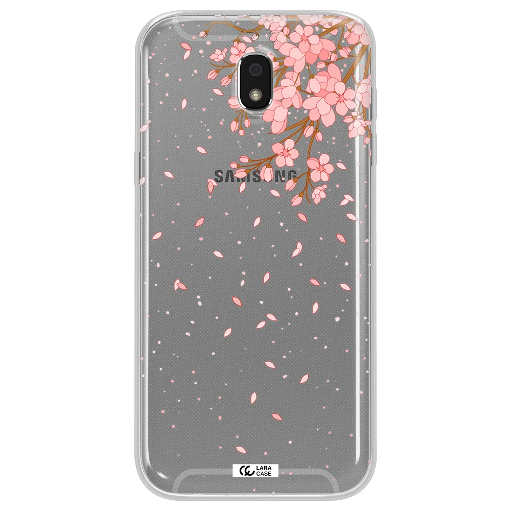 Sakura Fall Samsung J5 2017 Clear TPU Case
