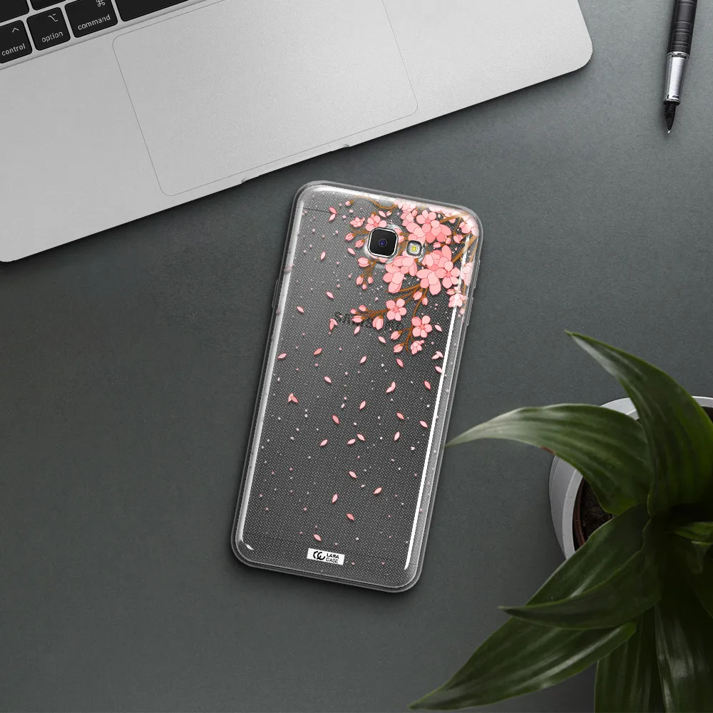 Sakura Fall Samsung J5 Prime Clear TPU Case