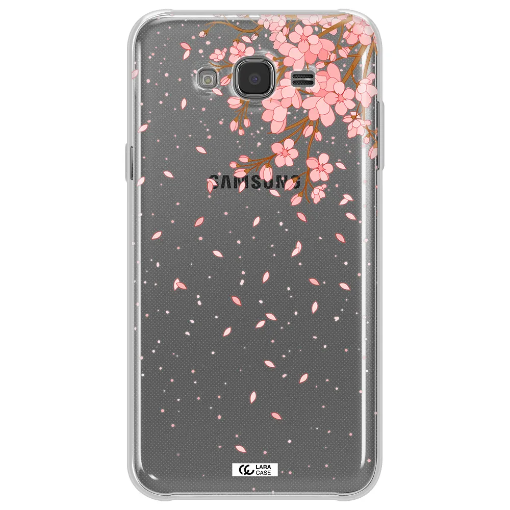 Sakura Fall Samsung J7 Core Clear TPU Case