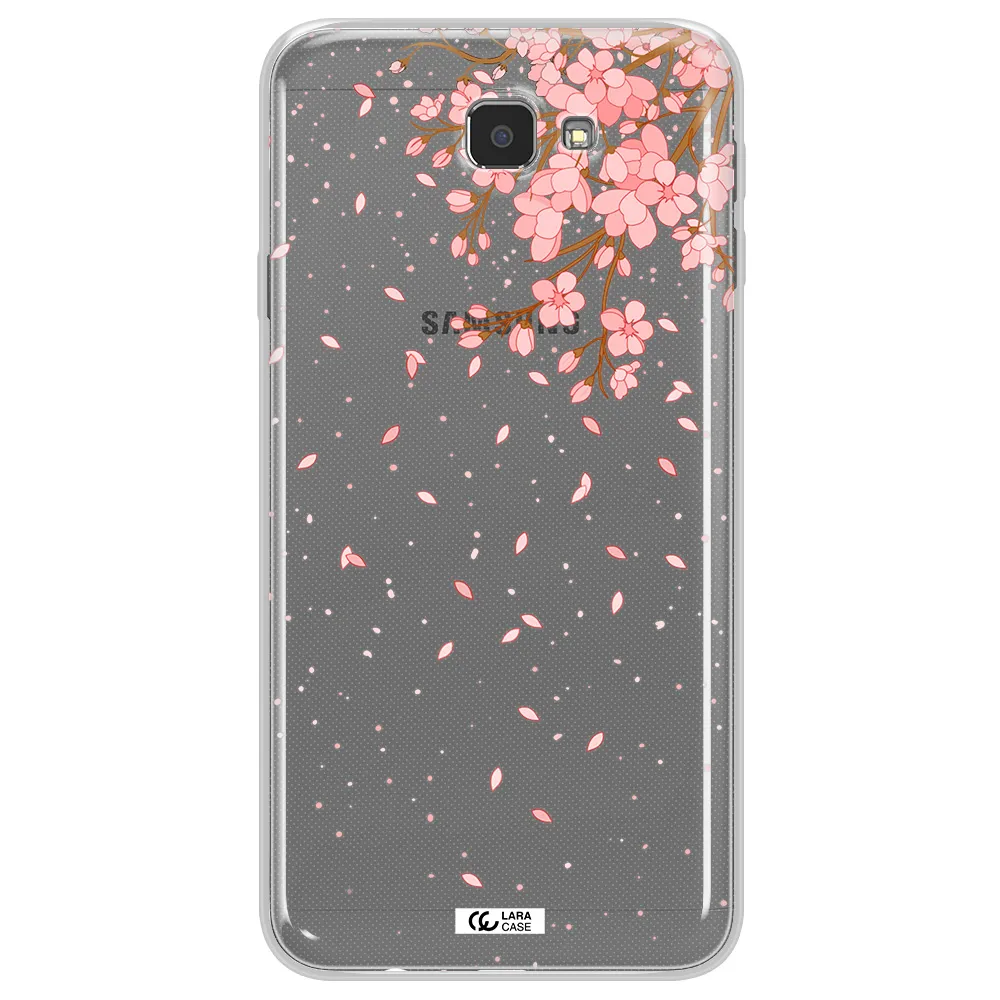 Sakura Fall Samsung J7 Prim Clear TPU Case