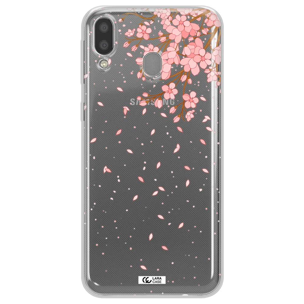 Sakura Fall Samsung M20 Clear TPU Case