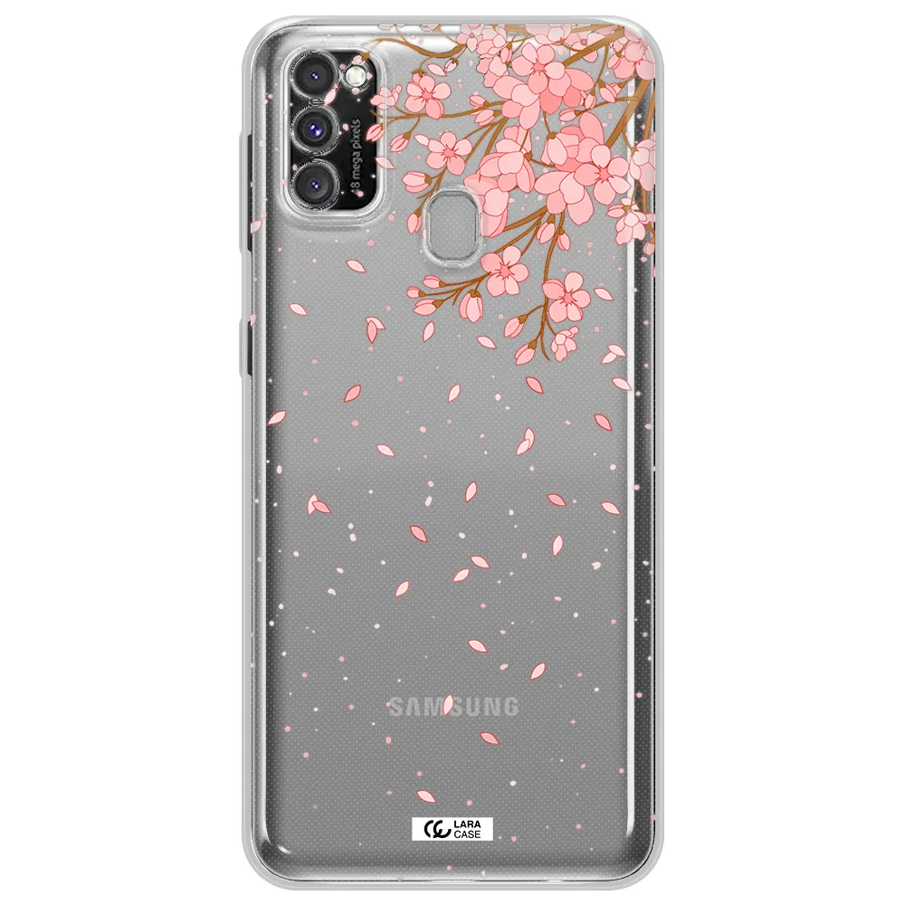 Sakura Fall Samsung M30S Clear TPU Case