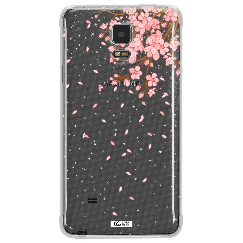 Sakura Fall Samsung Note 4 Clear TPU Case