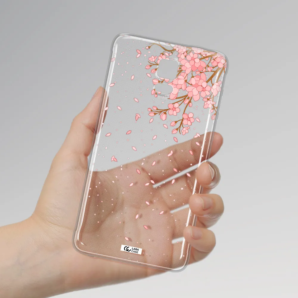 Sakura Fall Samsung Note 4 Clear TPU Case