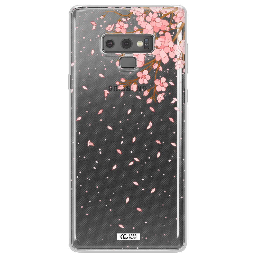 Sakura Fall Samsung Note 9 Clear TPU Case