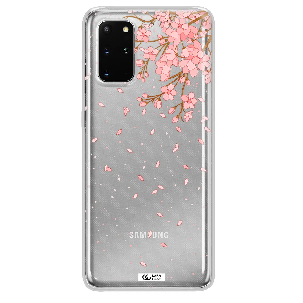 Sakura Fall Samsung S 20 Plus Clear TPU Case