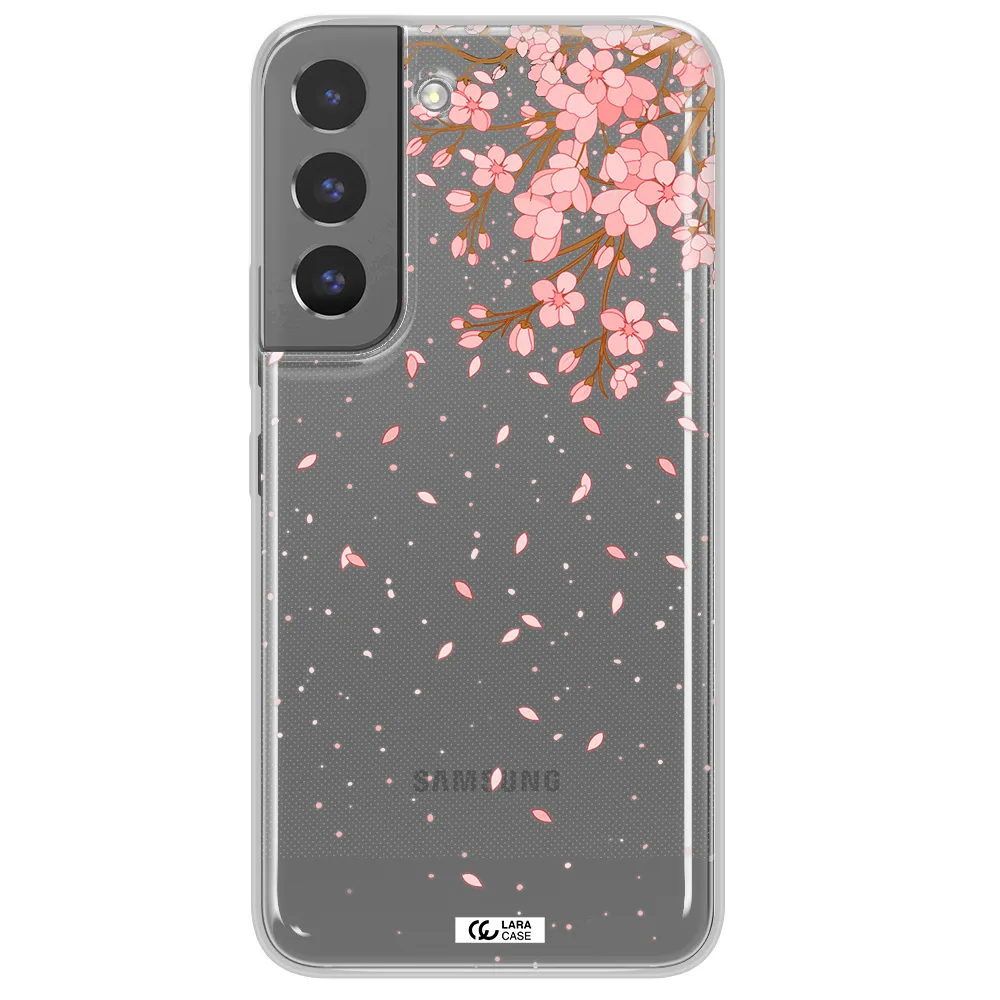 Sakura Fall Samsung S 22 Clear TPU Case