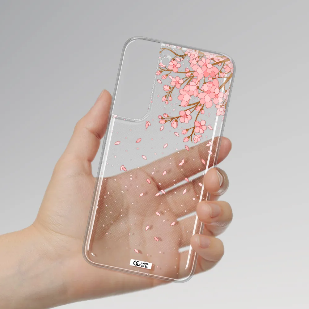 Sakura Fall Samsung S 22 Plus Clear TPU Case