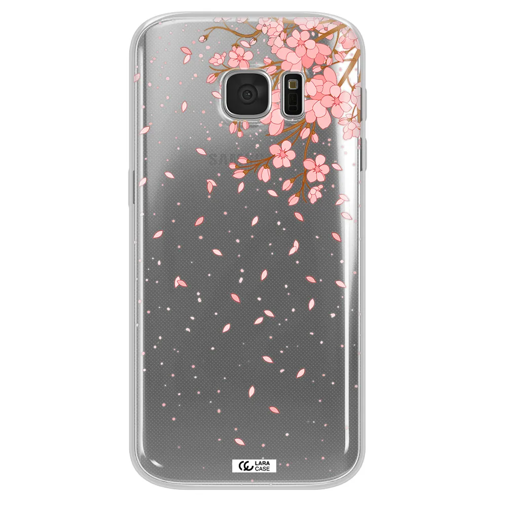 Sakura Fall Samsung S 7 Clear TPU Case