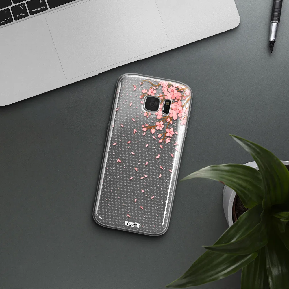 Sakura Fall Samsung S 7 Clear TPU Case